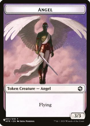 Image of Angel // Soldier Double-Sided Token [Secret Lair: Angels Tokens]