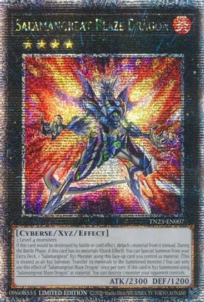 Image of Salamangreat Blaze Dragon [TN23-EN007] Quarter Century Secret Rare