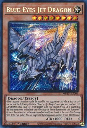 Image of Blue-Eyes Jet Dragon [MP23-EN004] Prismatic Secret Rare
