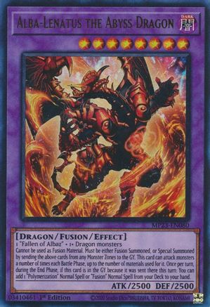 Image of Alba-Lenatus the Abyss Dragon [MP23-EN080] Ultra Rare