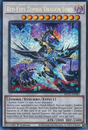 Image of Red-Eyes Zombie Dragon Lord [MP23-EN083] Prismatic Secret Rare