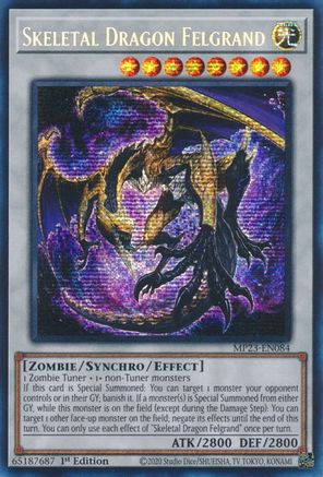 Image of Skeletal Dragon Felgrand [MP23-EN084] Prismatic Secret Rare