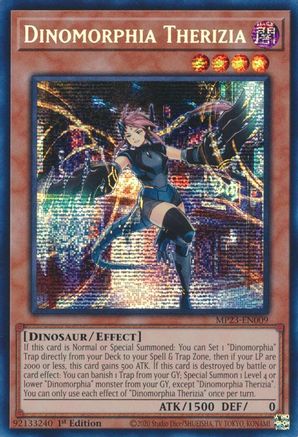Image of Dinomorphia Therizia [MP23-EN009] Prismatic Secret Rare