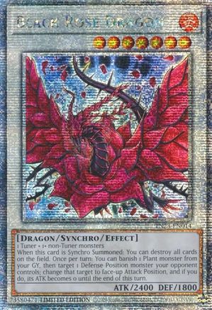 Image of Black Rose Dragon [TN23-EN014] Quarter Century Secret Rare