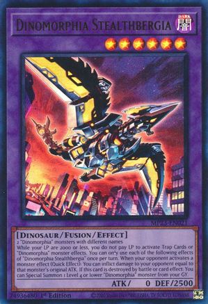 Image of Dinomorphia Stealthbergia [MP23-EN021] Ultra Rare