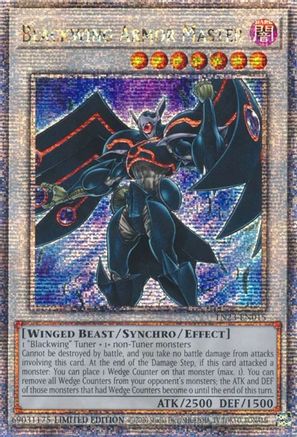 Image of Blackwing Armor Master [TN23-EN015] Quarter Century Secret Rare