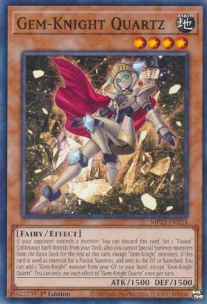 Image of Gem-Knight Quartz [MP23-EN123] Common
