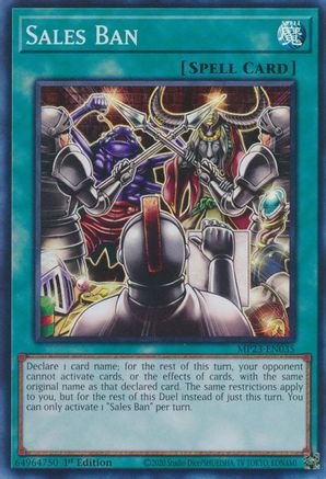 Image of Sales Ban [MP23-EN035] Super Rare