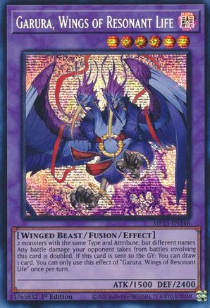 Image of Garura, Wings of Resonant Life [MP23-EN148] Prismatic Secret Rare
