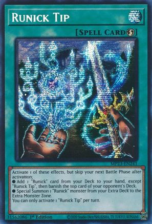 Image of Runick Tip [MP23-EN241] Prismatic Secret Rare