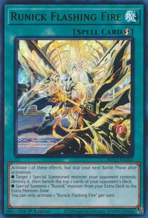 Image of Runick Flashing Fire [MP23-EN242] Ultra Rare