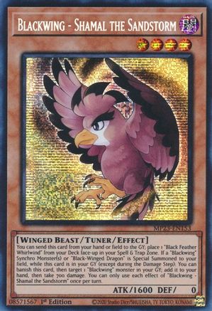 Image of Blackwing - Shamal the Sandstorm [MP23-EN153] Prismatic Secret Rare