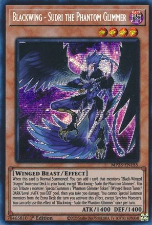 Image of Blackwing - Sudri the Phantom Glimmer [MP23-EN155] Prismatic Secret Rare