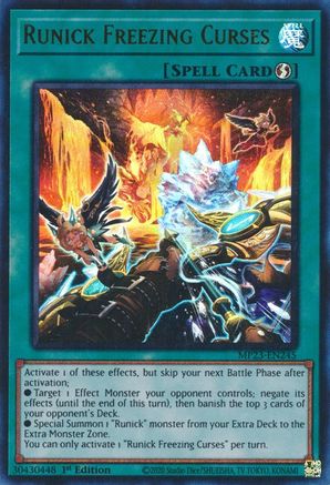 Image of Runick Freezing Curses [MP23-EN245] Ultra Rare