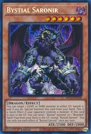 Image of Bystial Saronir [MP23-EN158] Prismatic Secret Rare