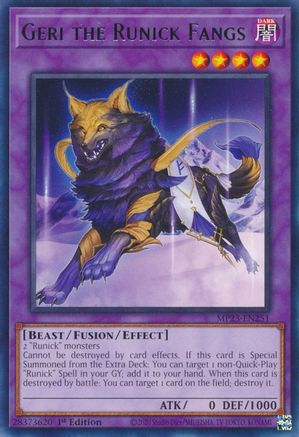 Image of Geri the Runick Fangs [MP23-EN251] Rare