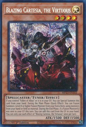 Image of Blazing Cartesia, the Virtuous [MP23-EN162] Prismatic Secret Rare