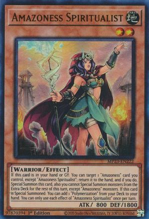 Image of Amazoness Spiritualist [MP23-EN222] Ultra Rare