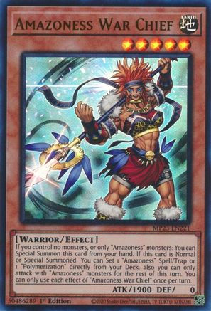 Image of Amazoness War Chief [MP23-EN221] Ultra Rare