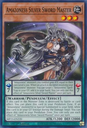Image of Amazoness Silver Sword Master [MP23-EN220] Common
