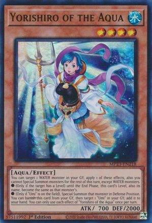Image of Yorishiro of the Aqua [MP23-EN218] Ultra Rare
