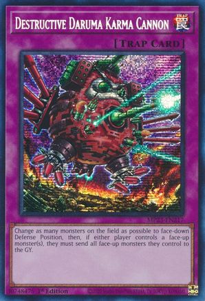 Image of Destructive Daruma Karma Cannon [MP23-EN217] Prismatic Secret Rare
