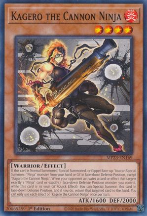 Image of Kagero the Cannon Ninja [MP23-EN169] Common