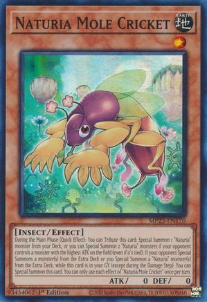 Image of Naturia Mole Cricket [MP23-EN170] Super Rare