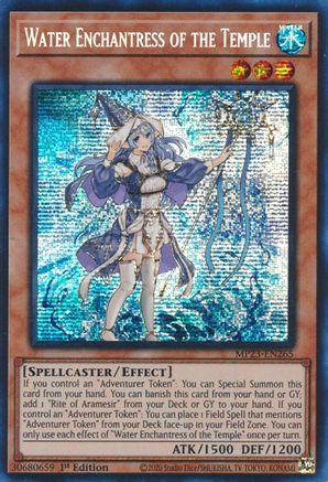 Image of Water Enchantress of the Temple [MP23-EN265] Prismatic Secret Rare