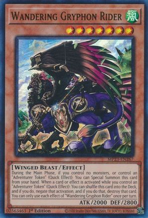 Image of Wandering Gryphon Rider [MP23-EN267] Ultra Rare
