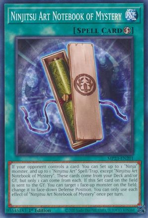 Image of Ninjitsu Art Notebook of Mystery [MP23-EN201] Common