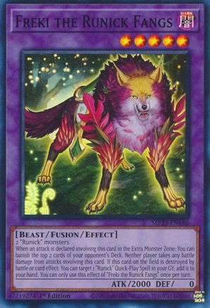 Image of Freki the Runick Fangs [MP23-EN186] Super Rare