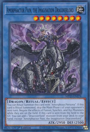 Image of Amorphactor Pain, the Imagination Dracoverlord [MP23-EN278] Common