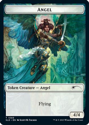 Image of Angel (SLD) // Soldier (CMR) Double-Sided Token [Secret Lair: Angels Tokens]