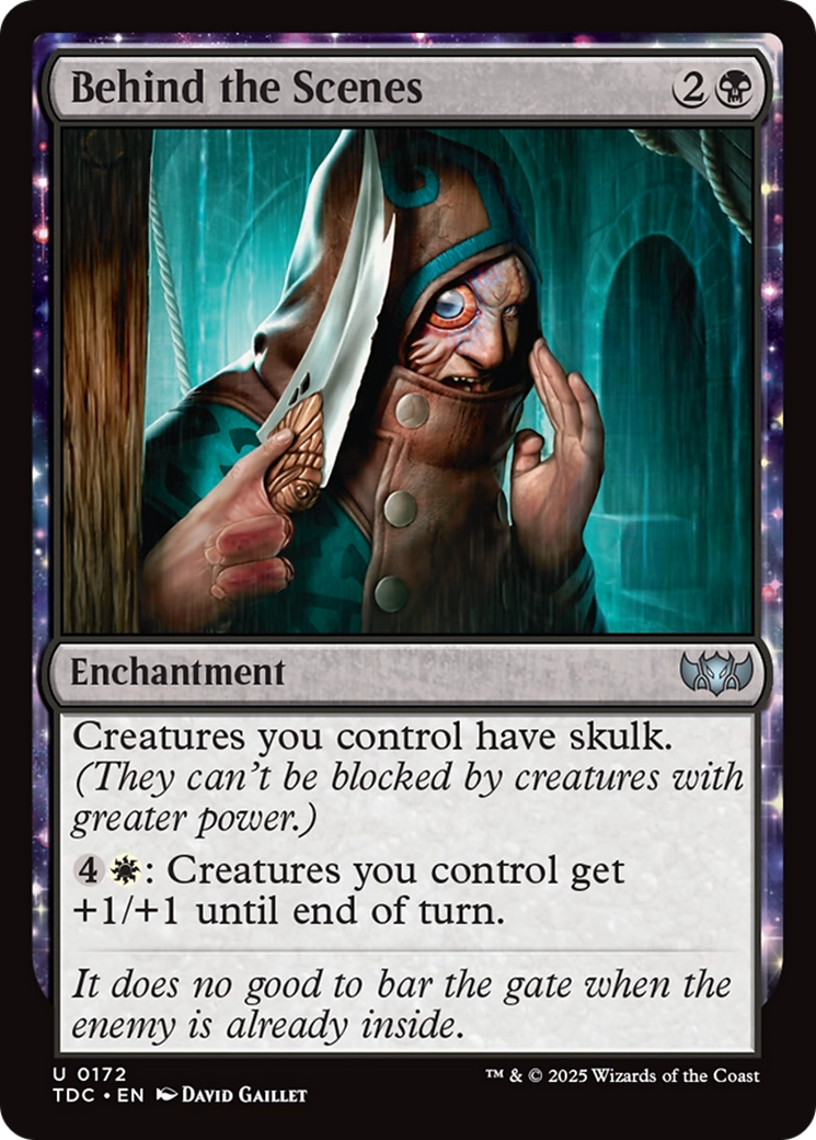 Image of Behind the Scenes [Tarkir: Dragonstorm Commander]