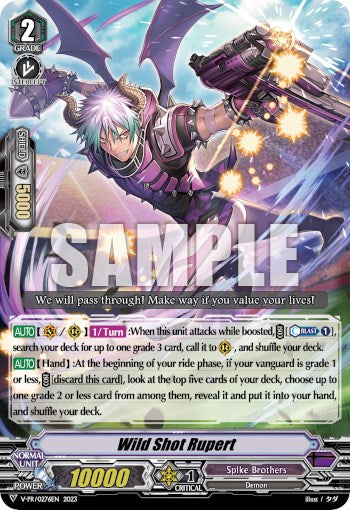 Image of Wild Shot Rupert (V-PR/0276EN) [Promo Cards]