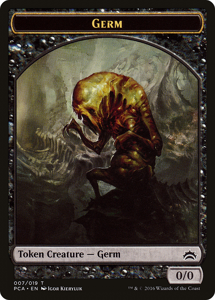 Image of Germ // Goblin Double-Sided Token [Planechase Anthology Tokens]