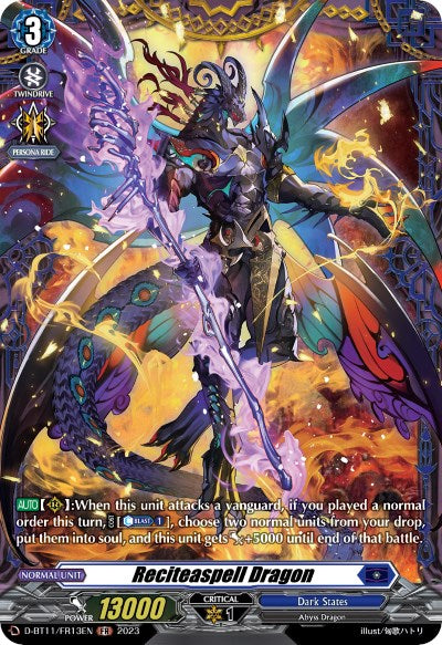 Image of Reciteaspell Dragon (D-BT11/FR13EN) [Clash of the Heroes]