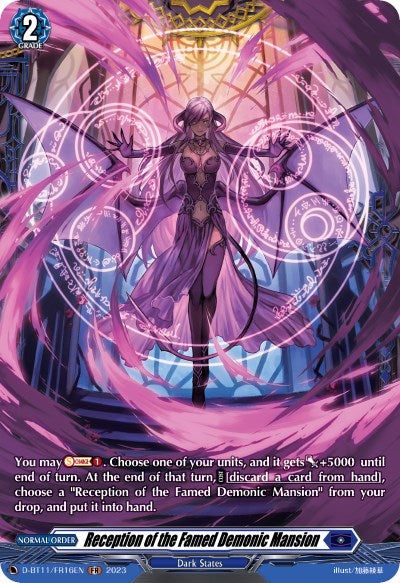 Image of Reception of the Famed Demonic Mansion (D-BT11/FR16EN) [Clash of the Heroes]
