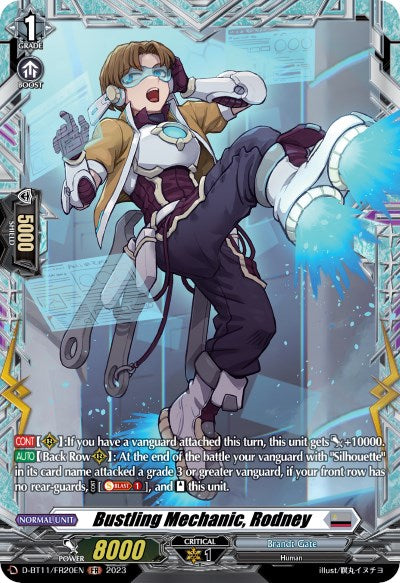 Image of Bustling Mechanic, Rodney (D-BT11/FR20EN) [Clash of the Heroes]