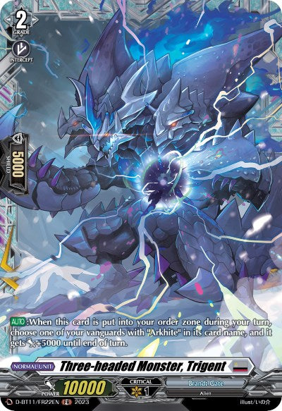 Image of Three-headed Monster, Trigent (D-BT11/FR22EN) [Clash of the Heroes]