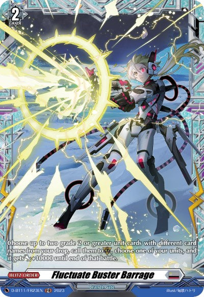 Image of Fluctuate Buster Barrage (D-BT11/FR23EN) [Clash of the Heroes]