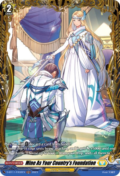 Image of Mine As Your Country's Foundation (D-BT11/FR32EN) [Clash of the Heroes]