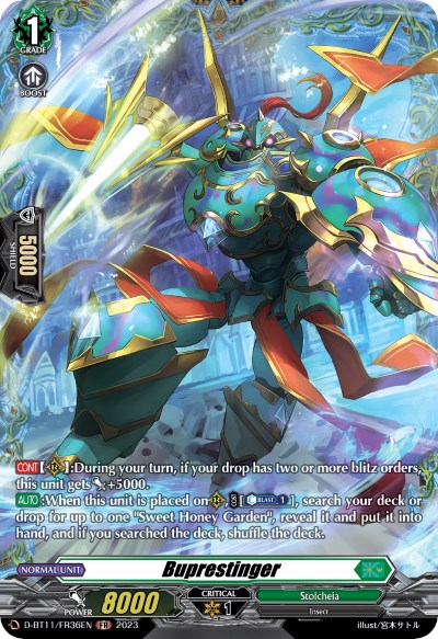 Image of Buprestinger (D-BT11/FR36EN) [Clash of the Heroes]