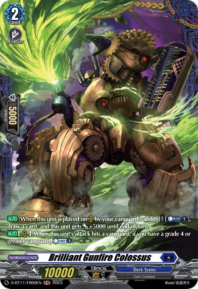 Image of Brilliant Gunfire Colossus (D-BT11/FR09EN) [Clash of the Heroes]