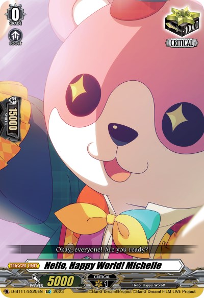 Image of Hello, Happy World! Michelle (D-BT11/EX25EN) [Clash of the Heroes]