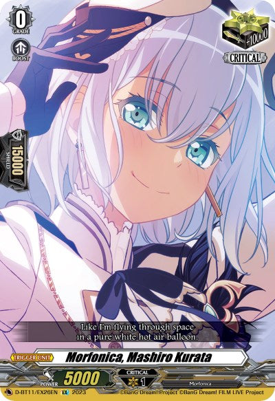 Image of Morfonica, Mashiro Kurata (D-BT11/EX26EN) [Clash of the Heroes]
