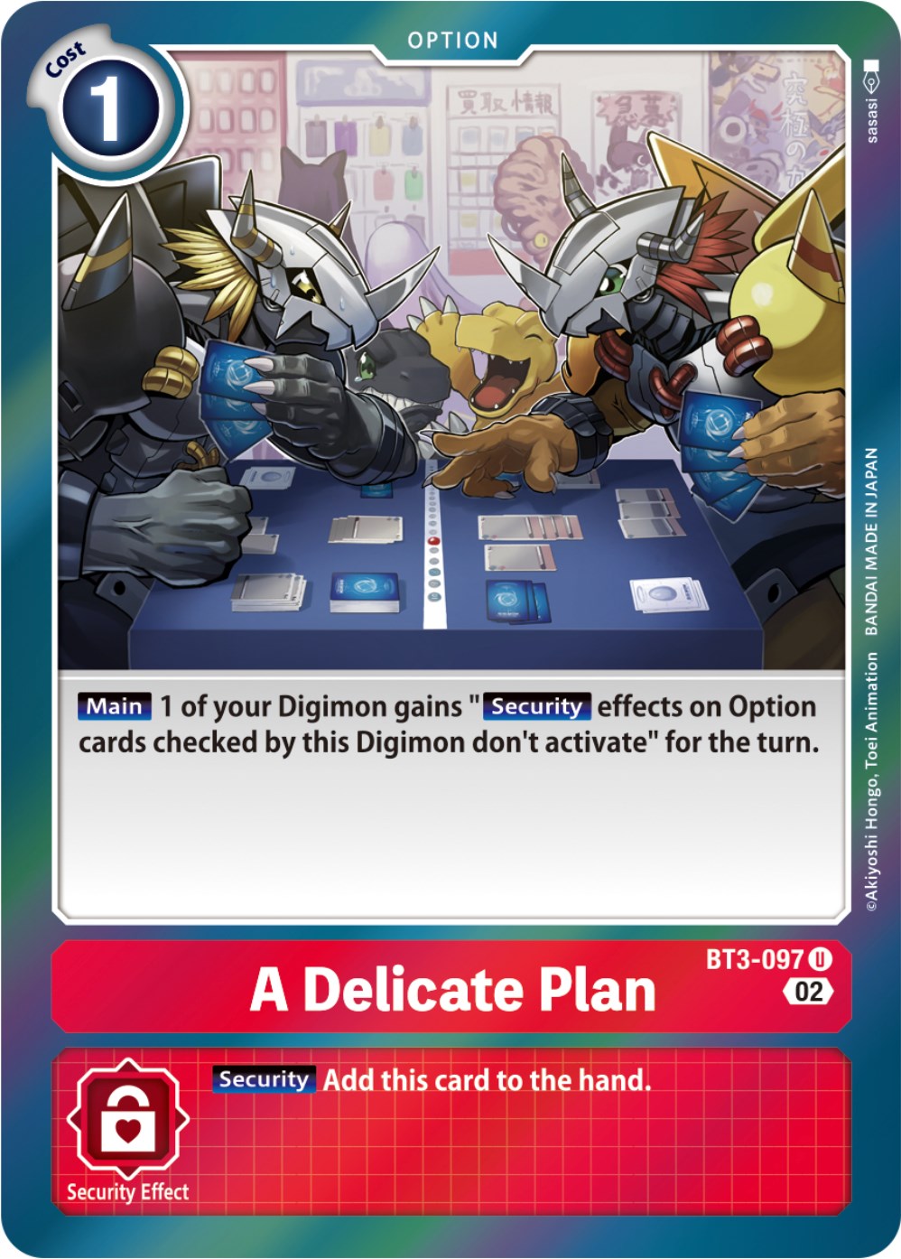 Image of A Delicate Plan [BT3-097] [Resurgence Booster]