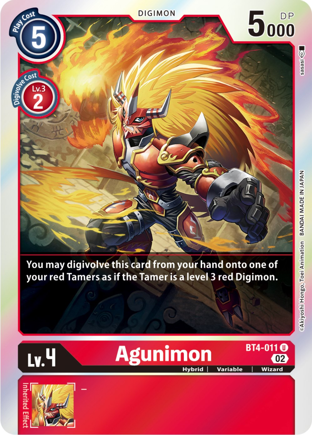 Image of Agunimon [BT4-011] [Resurgence Booster]