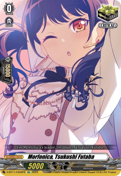 Image of Morfonica, Tsukushi Futaba (D-BT11/EX29EN) [Clash of the Heroes]